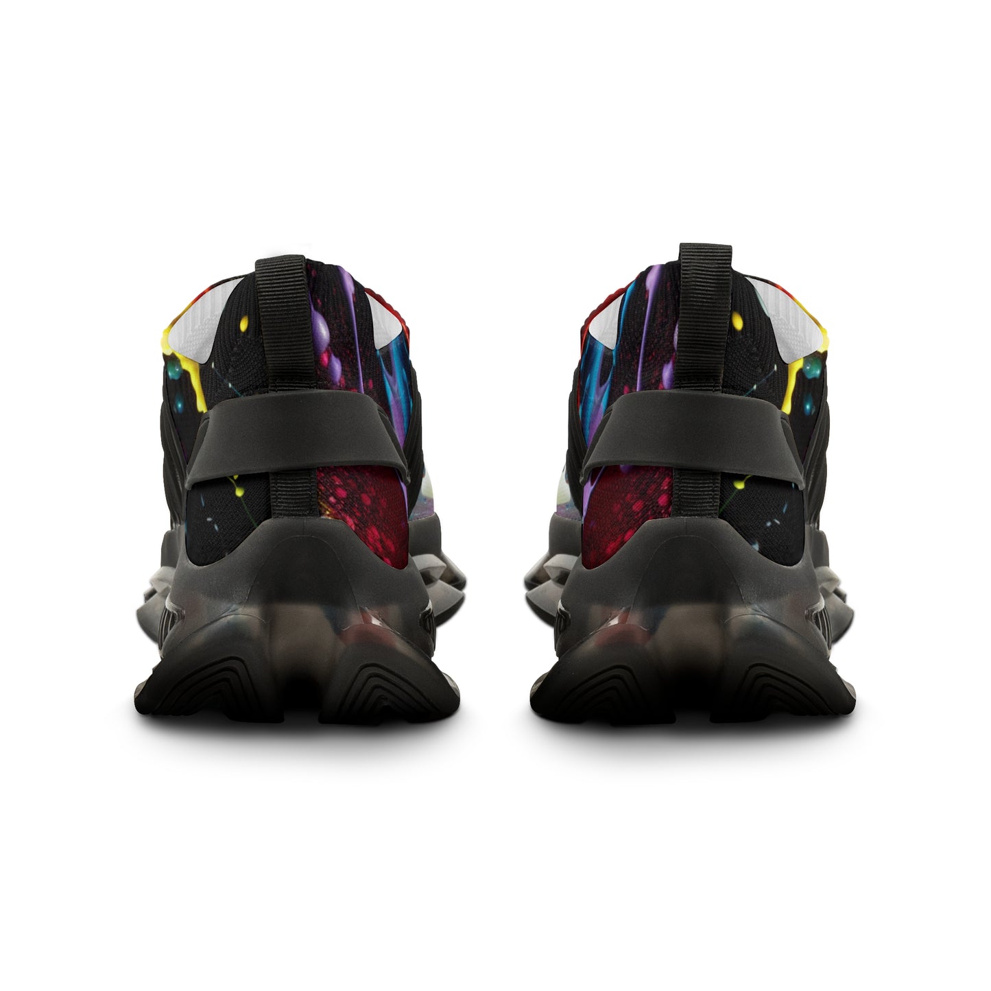Vibrant Mesh Sneakers for Men, Colorful Athletic Shoes, Trendy Urban Footwear, Casual Sports Sneakers, Fashion-Forward Athletic Kicks