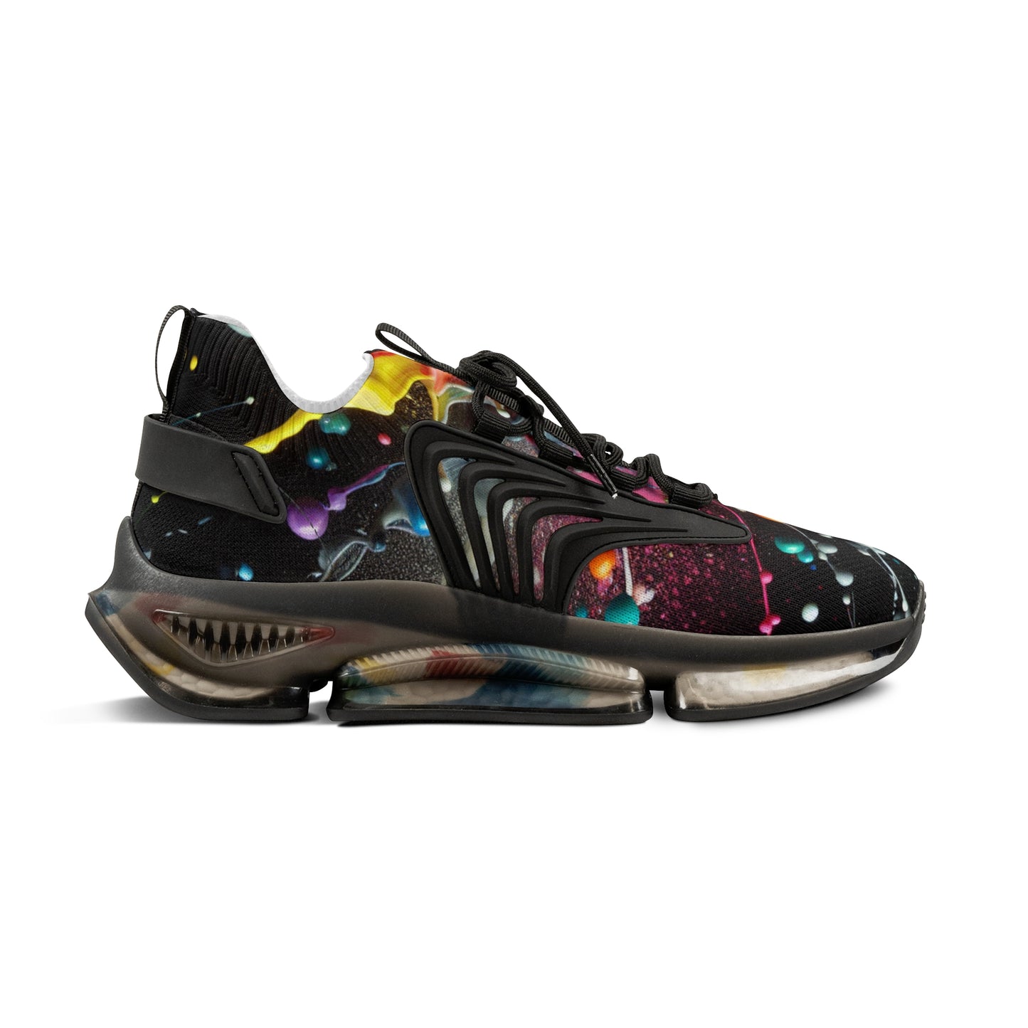 Vibrant Mesh Sneakers for Men, Colorful Athletic Shoes, Trendy Urban Footwear, Casual Sports Sneakers, Fashion-Forward Athletic Kicks