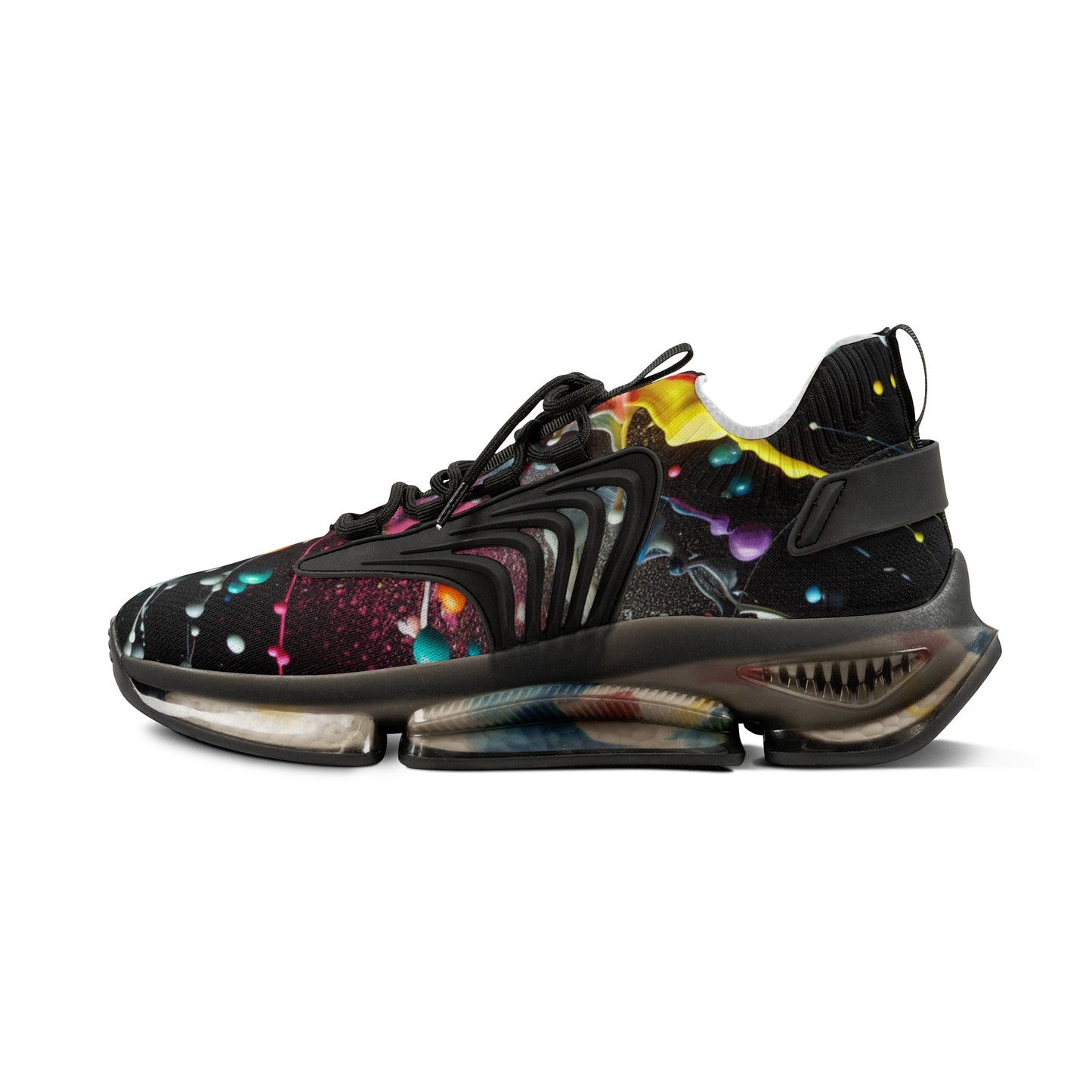 Vibrant Mesh Sneakers for Men, Colorful Athletic Shoes, Trendy Urban Footwear, Casual Sports Sneakers, Fashion-Forward Athletic Kicks