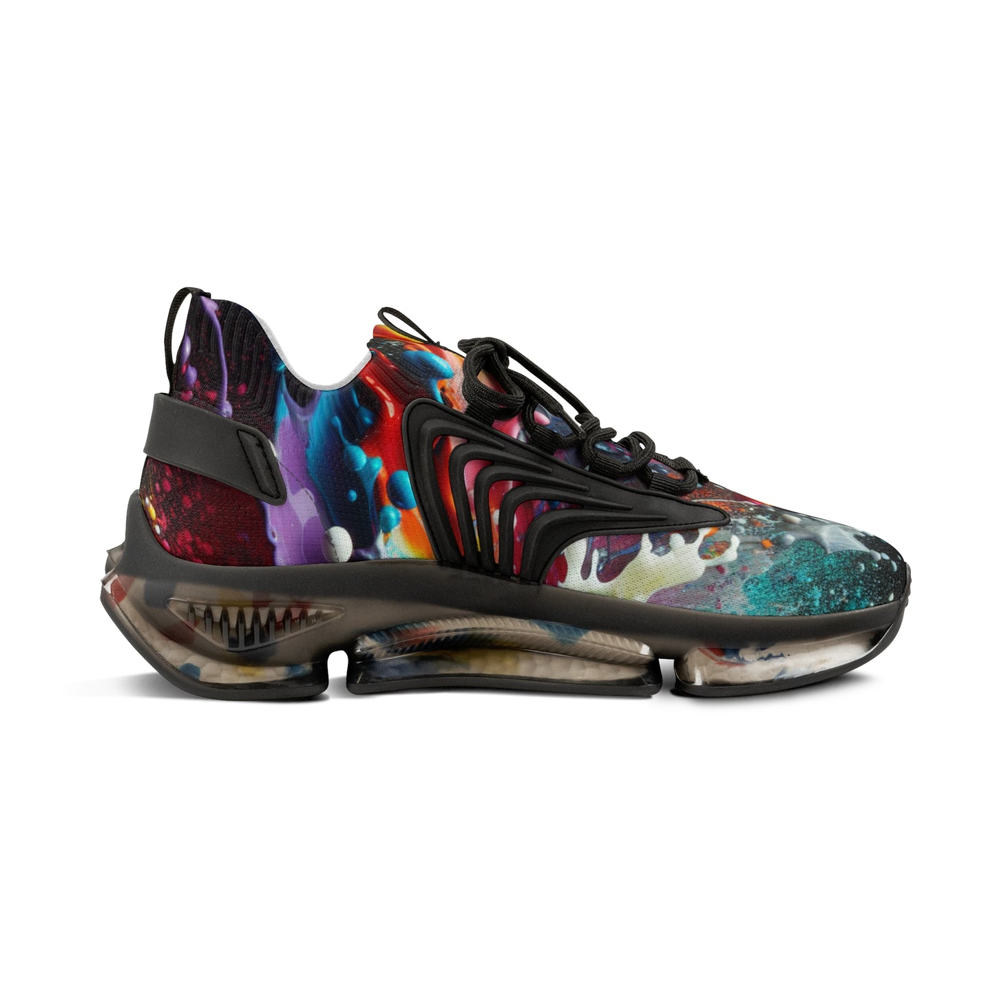 Vibrant Mesh Sneakers for Men, Colorful Athletic Shoes, Trendy Urban Footwear, Casual Sports Sneakers, Fashion-Forward Athletic Kicks