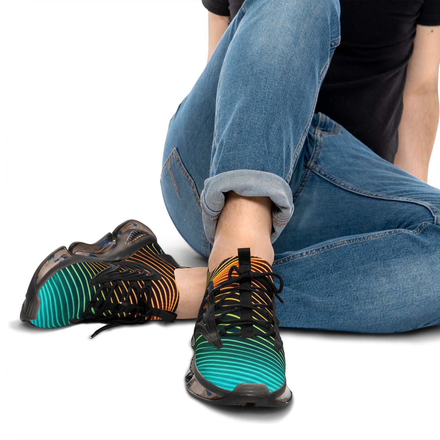 Stylish Men's Mesh Sneakers, Trendy Athletic Footwear, Comfortable Sports Shoes for Everyday Wear, Perfect for Fitness and Casual Outings