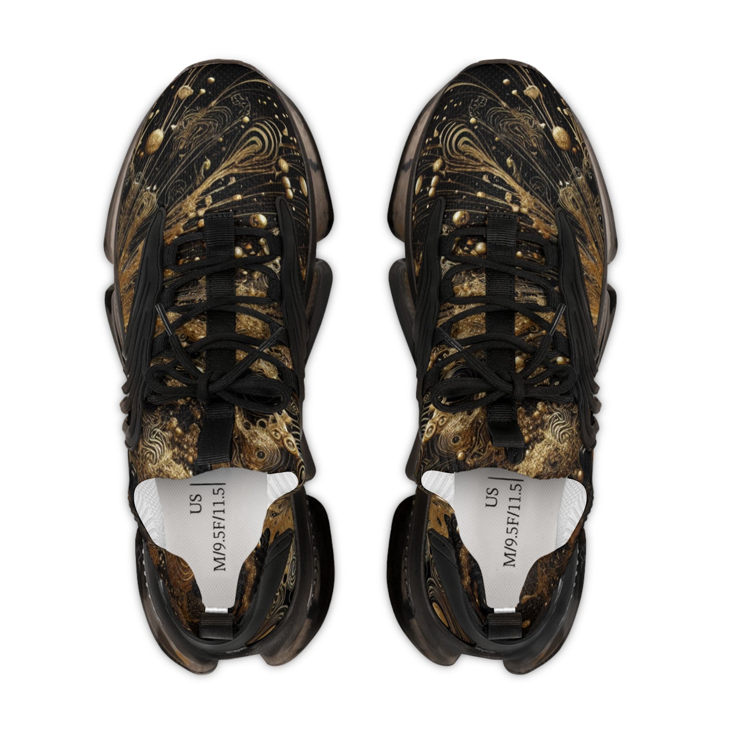 Cosmic Patterned Men's Mesh Sneakers - Stylish, Comfortable, Athletic Footwear,