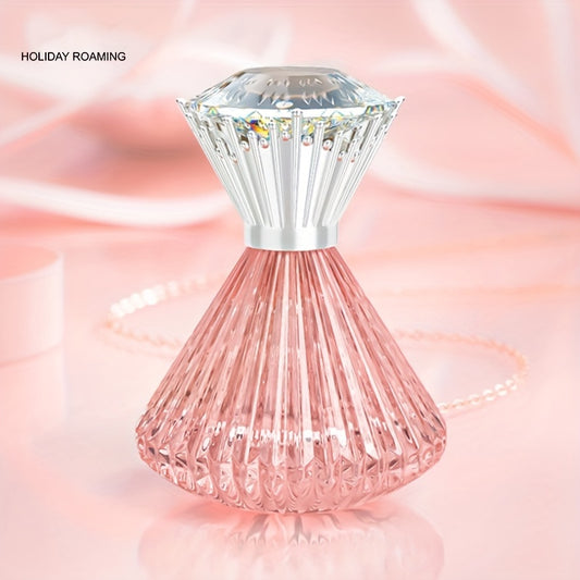 HOLIDAY ROAMING Pink Diamond Women's Perfume - Jasmine Essence, Long-Lasting Fresh Scent, Formaldehyde-Free, 10-20% Fragrance Concentration, Ideal Christmas Gift