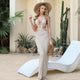 Stylish Beach Long Dress Hollow Out Strap