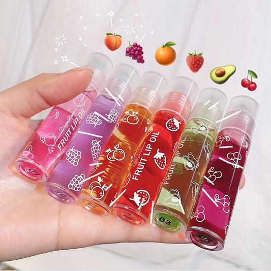 1pc Fruity Flavor Long-Lasting Glossy Moisturizing Lip Balm for Dry Skin, Ideal Autumn & Winter Care, Perfect Christmas Gift for Women