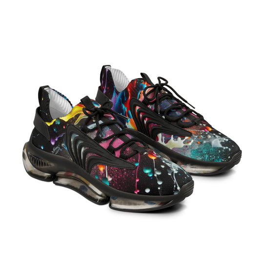 Vibrant Mesh Sneakers for Men, Colorful Athletic Shoes, Trendy Urban Footwear, Casual Sports Sneakers, Fashion-Forward Athletic Kicks