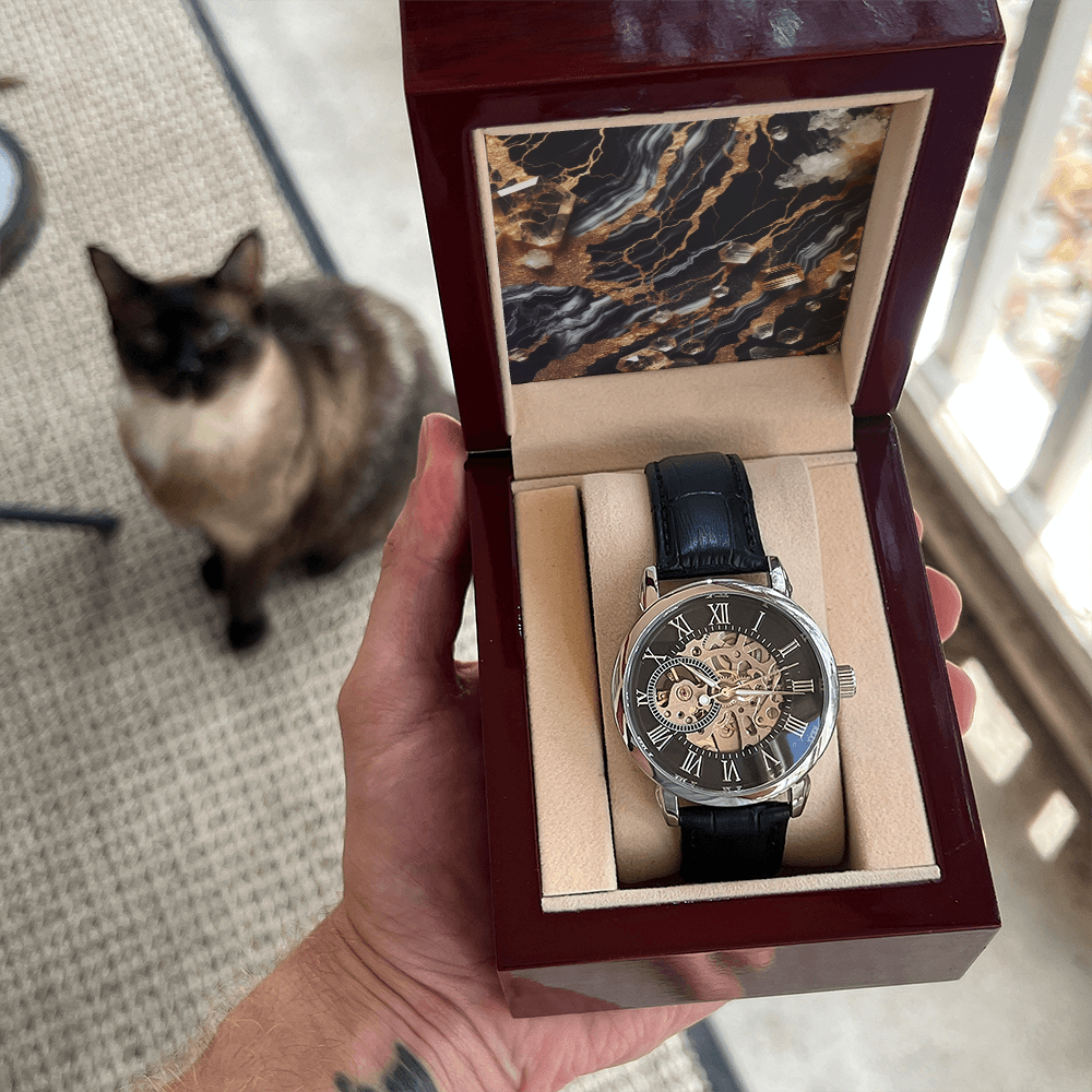Durchbrochene Uhr