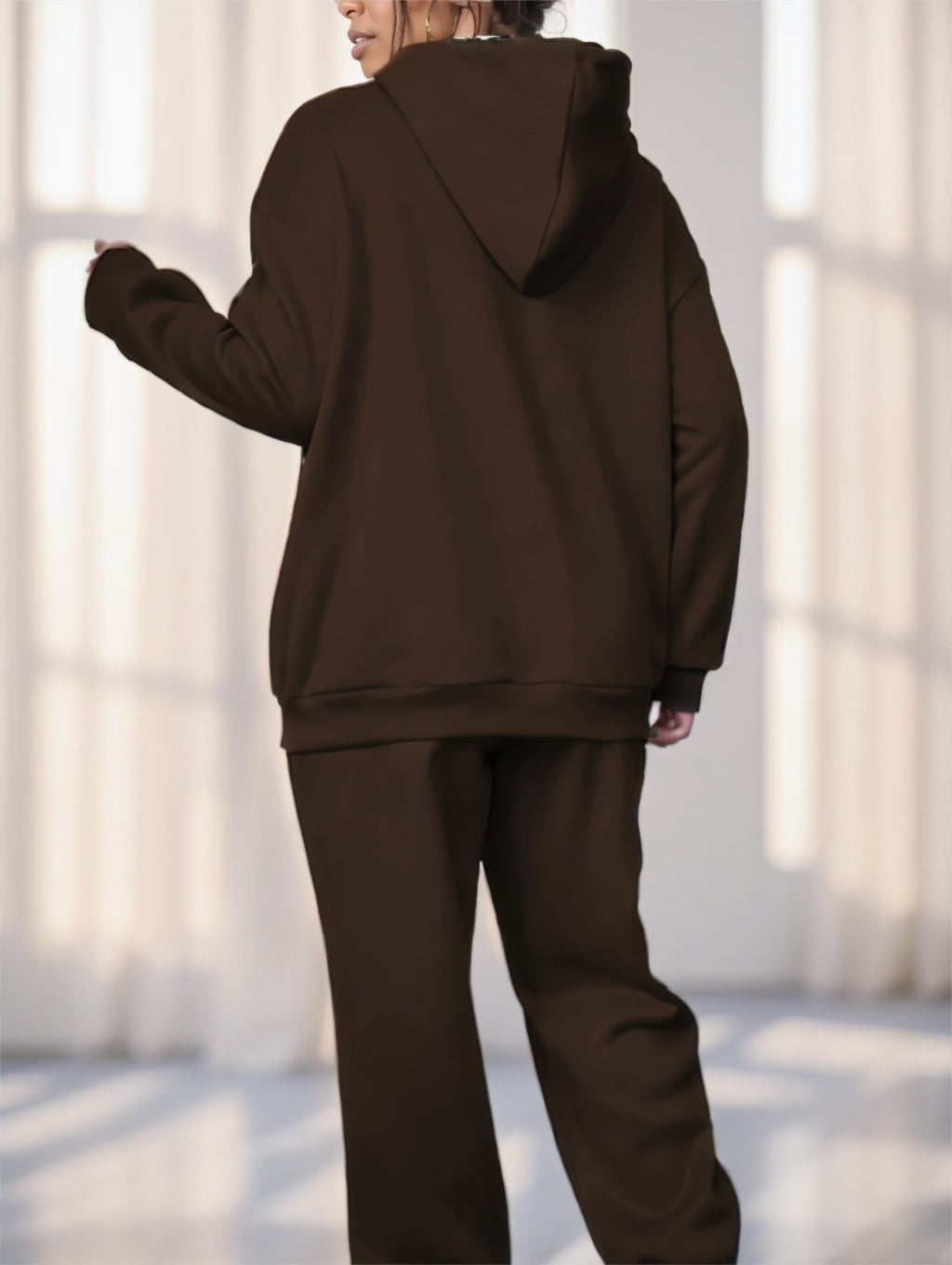 Ladies' Polyester Sweatshirt Set